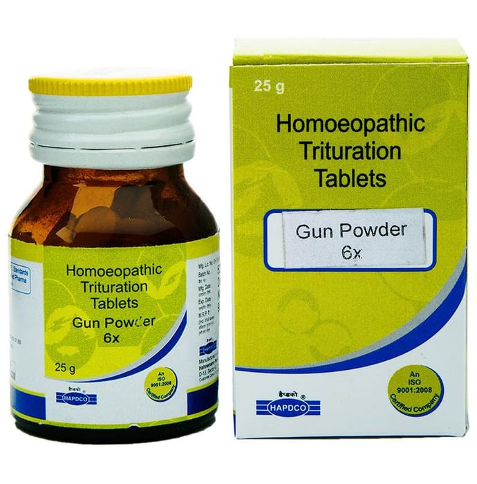 Hapdco Gun Powder Trituration Tablet 6X