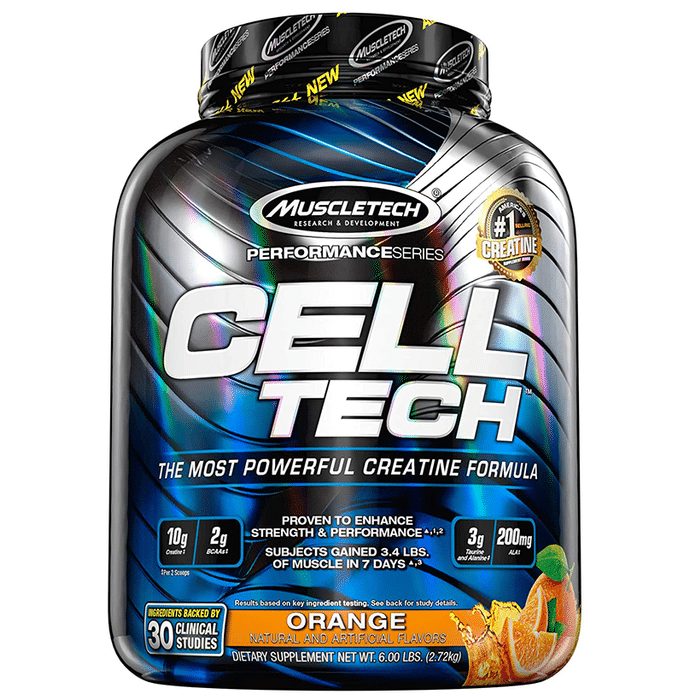 Muscletech Performance Series Cell Tech Creatine Formula Orange