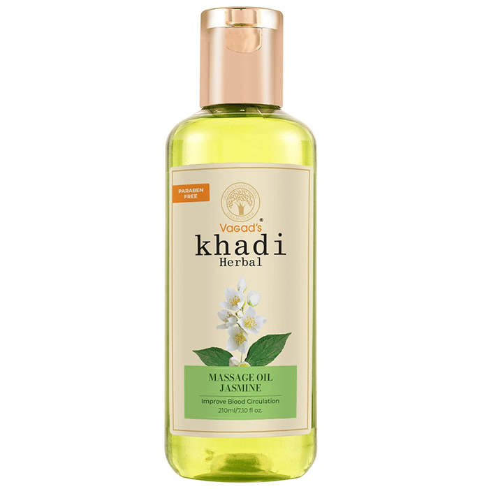 Vagad's Khadi Herbal Massage Oil Jasmine