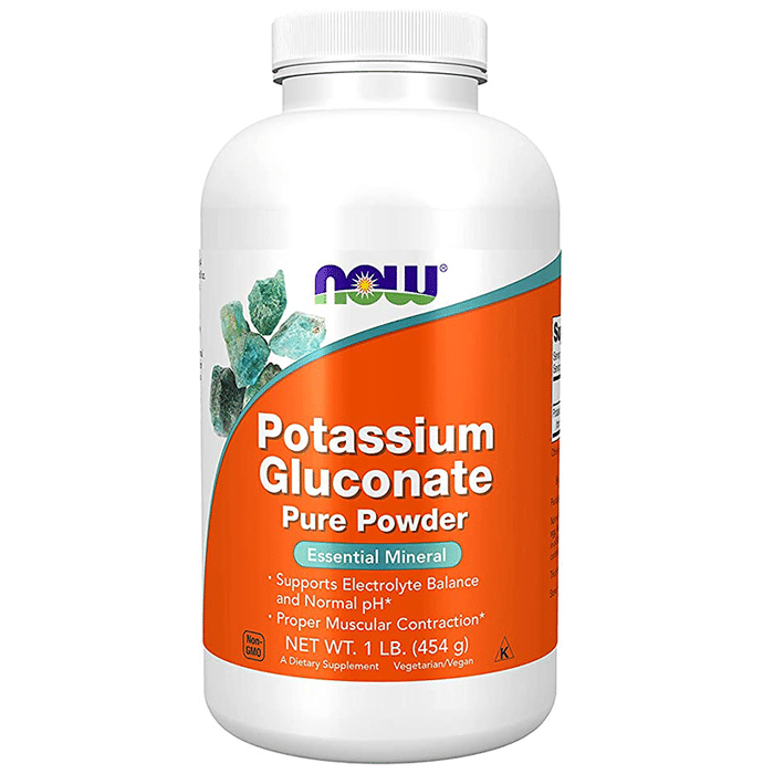 NOW Foods Potassium Gluconate Pure Powder
