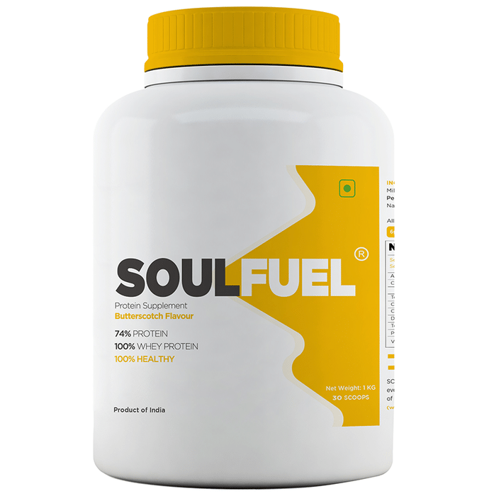 SoulFuel Whey Protein Supplement Powder Butterscotch