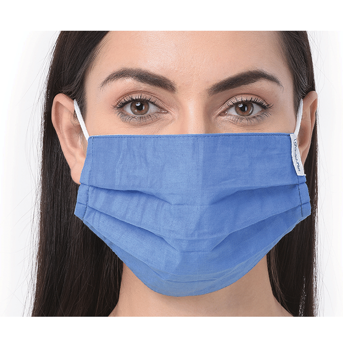 OrchidPlus 6 Ply Protect Face Mask Universal Aqua Blue
