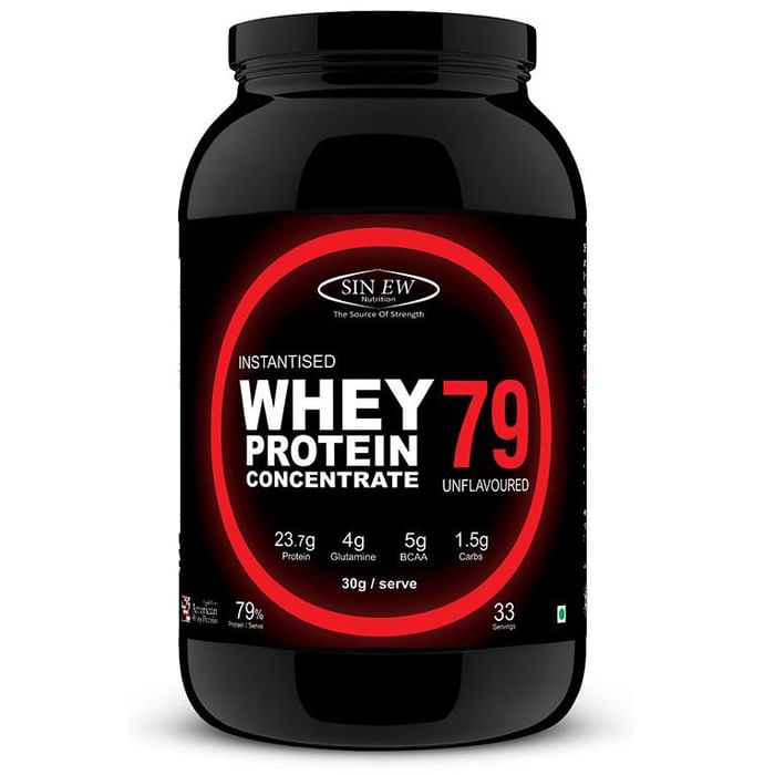 Sinew Nutrition 79% Instantised Raw Whey Protein Powder Unflavoured