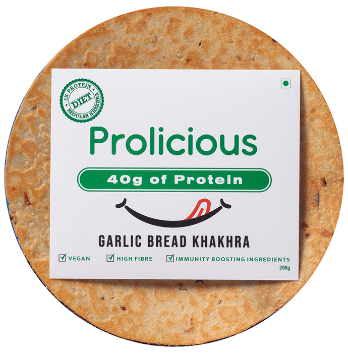 Prolicious Garlic Bread Khakhra (200gm Each)