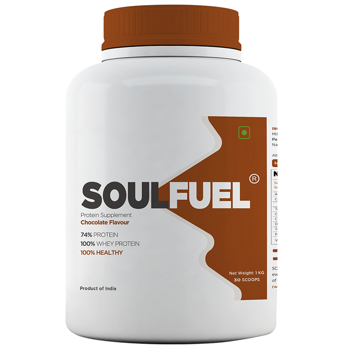SoulFuel Whey Protein Supplement Powder Chocolate
