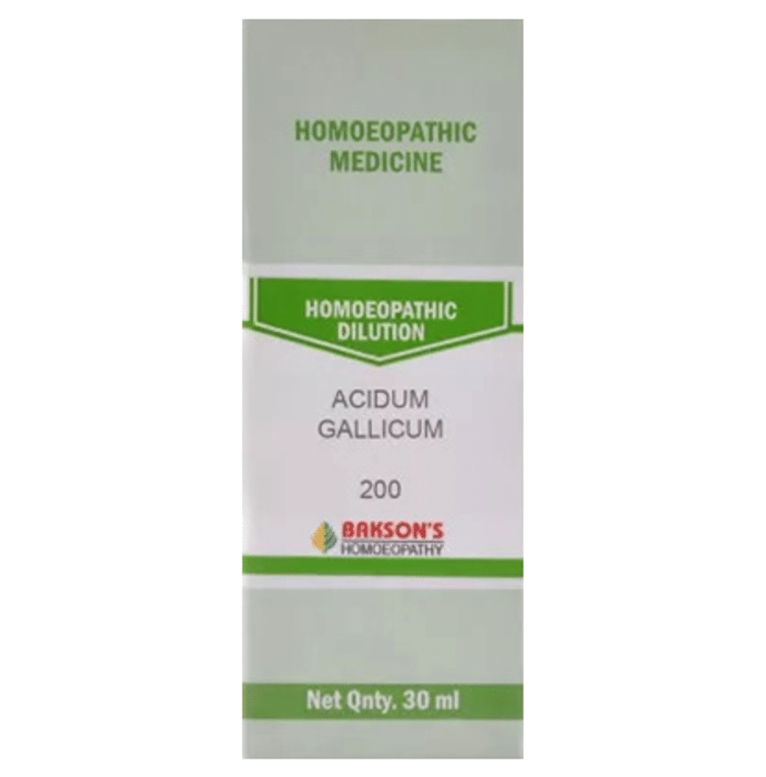 Bakson's Acidum Gallicum Dilution 200