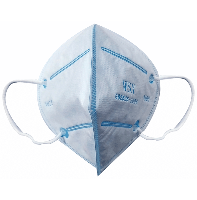PHS Universal Medicated Blue WSX N95 PM2.5 Anti-Pollution 5 Layer Face Mask
