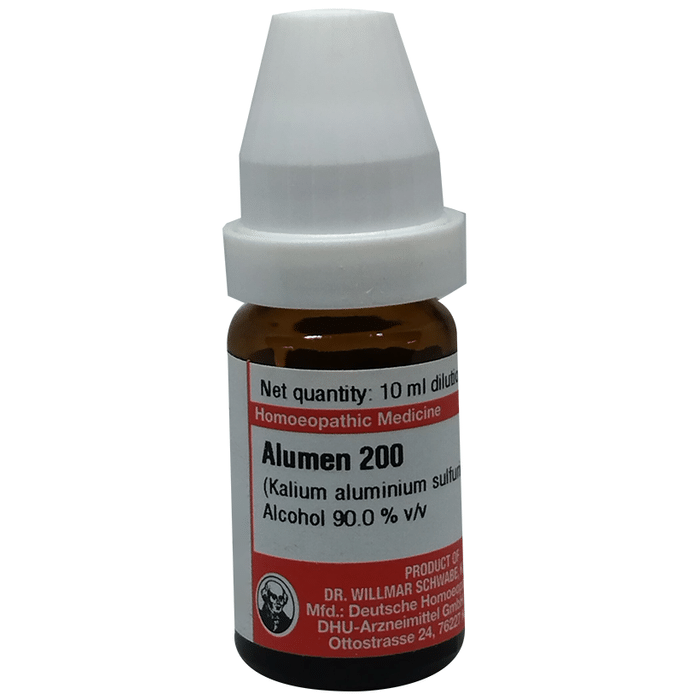 Dr Willmar Schwabe Germany Alumen Dilution 200