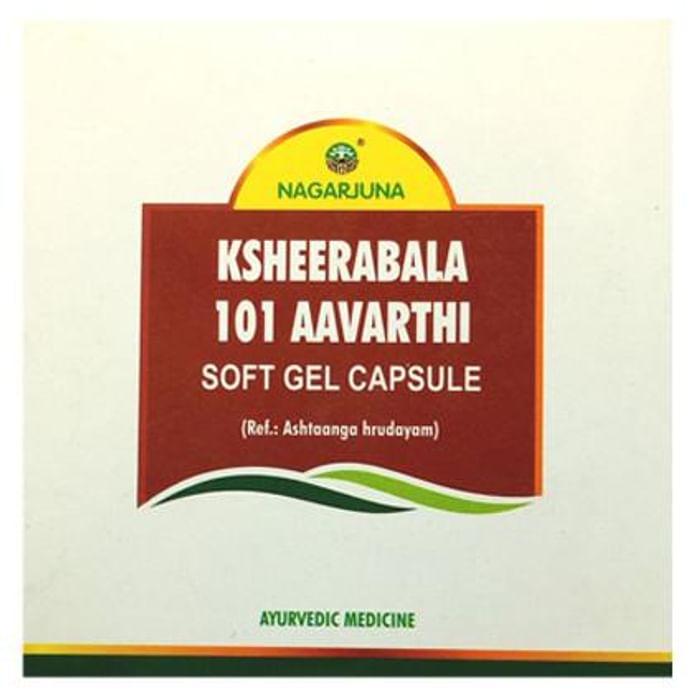 Nagarjuna Ksheerabala 101 Aavarthi Soft Gelatin Capsule