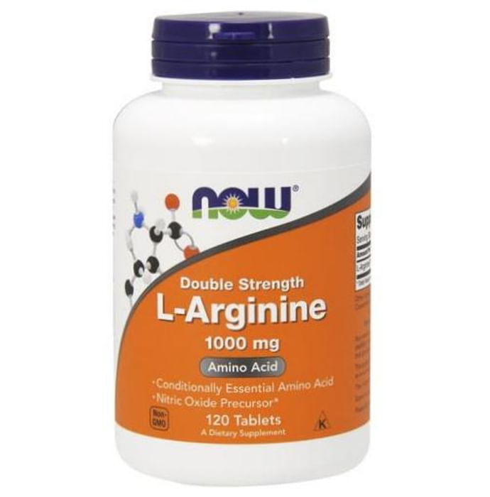 Now L-Arginine Double Strength 1000mg Capsule