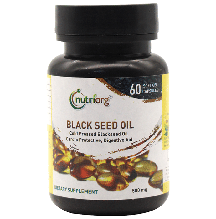 Nutriorg Blackseed Oil Soft Gel Vegetable Capsule