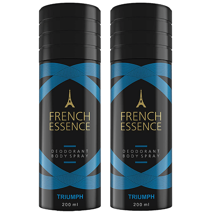 French Essence Triumph Deodorant Body Spray (200ml Each)