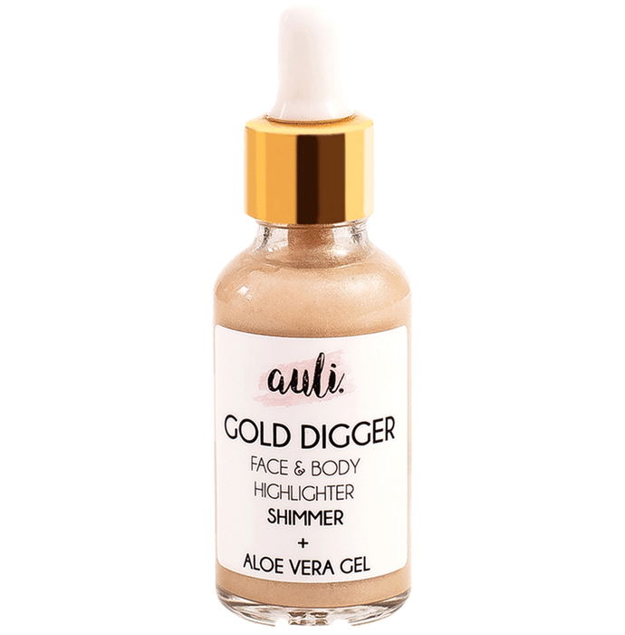 Auli Gold Digger Face & Body Highlighter Shimmer+Aloe Vera Gel