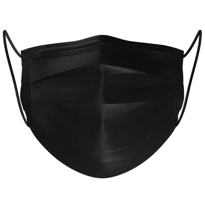 Arcatron Mobility Disposable 3 Ply Face Mask with Meltblown Layer (50 Each) Universal Black