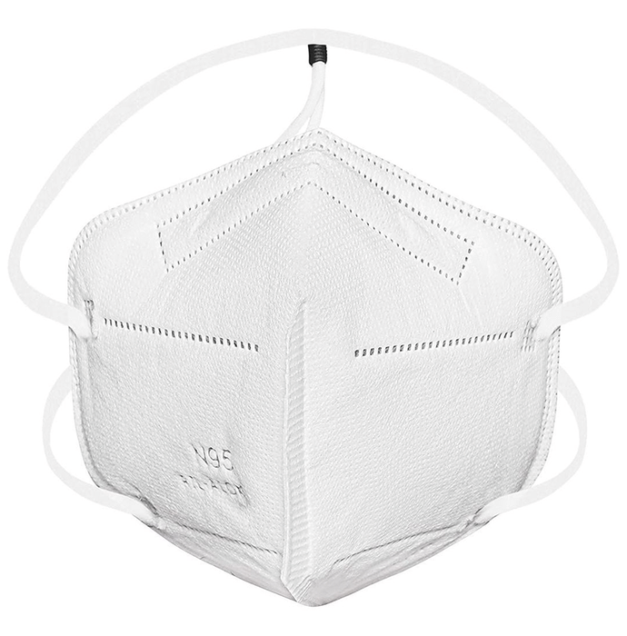 Alok Industries N95 Anti-Pollutent 4 Layer Adjustable Head Loop Mask