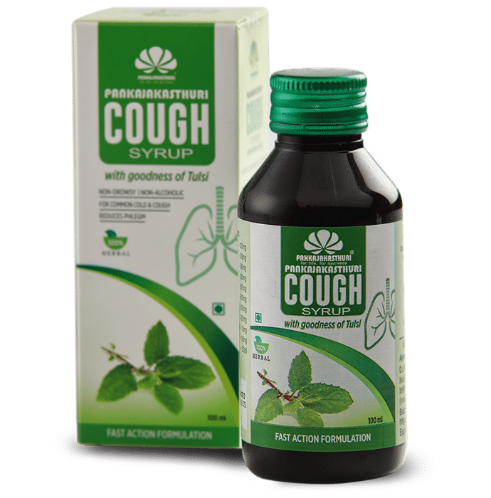 Pankajakasthuri Cough Syrup Tulsi