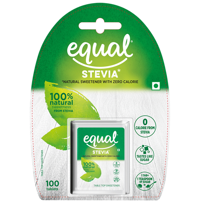 Equal Stevia Natural Sweetener with Zero Calorie Tablet (100 Each)