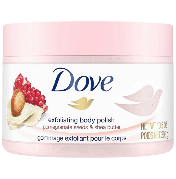 Dove Exfoliating Body Polish Pomegranate Seeds and Shea Butter