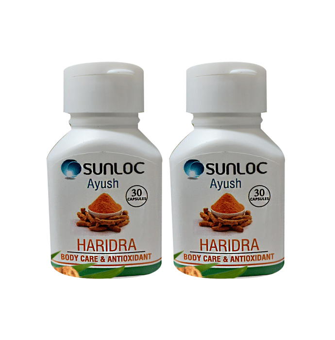 Sunloc Ayush Haridra Body Care & Antioxidant Capsule (30 Each)