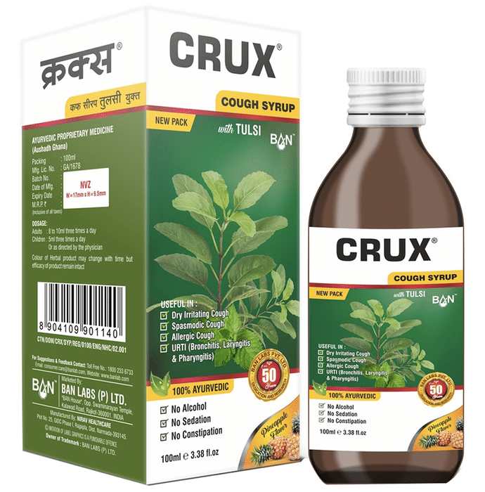 Ban Labs Crux Cough Syrup