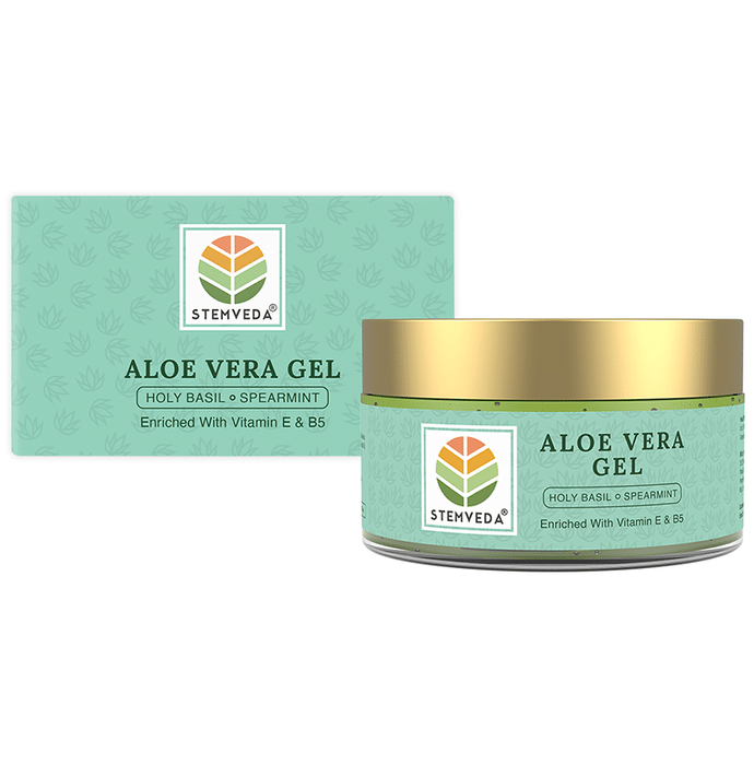 Stemveda Aloe Vera Gel Holy Basil o Spearmint