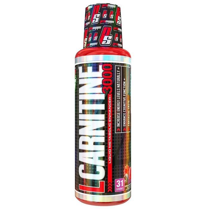 Pro Supps L Carnitine 3000 Liquid Metabolic Enhancer Berry