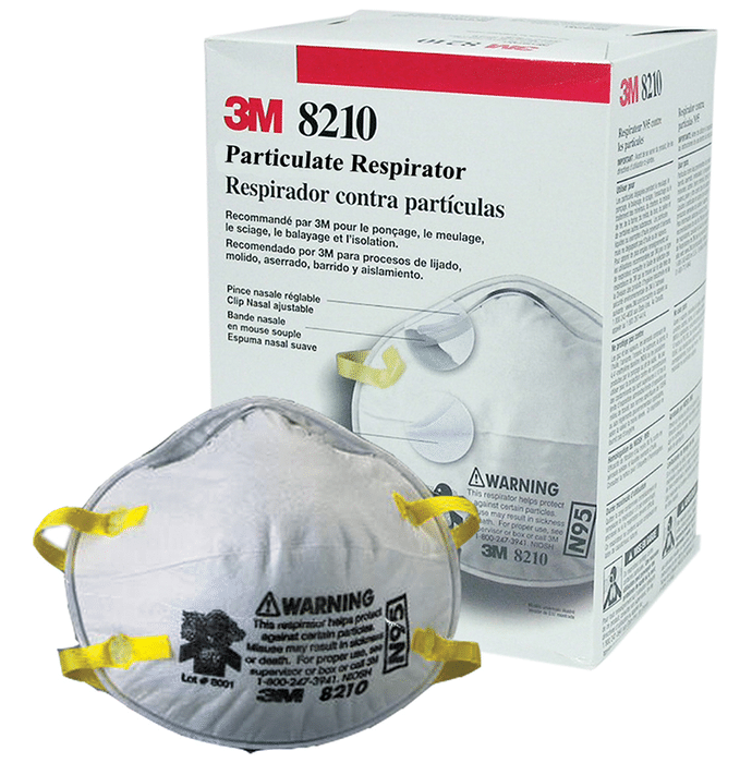 3M N95 8210 Particulate Respirator Mask