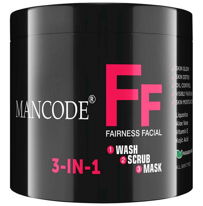 Mancode 3-in-1 Facial Fairness Facial