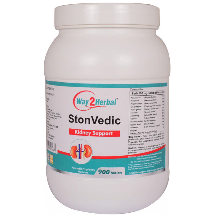 Way2Herbal Stone Vedic Kidney Support Tablet