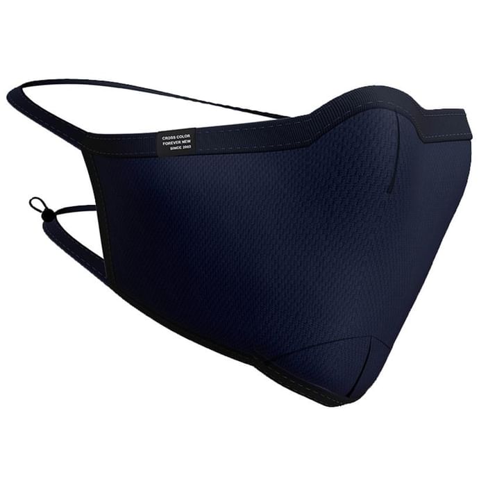 Cross Color Ultra Shield CC 95 Reusable Cotton Face Mask Free Size Navy
