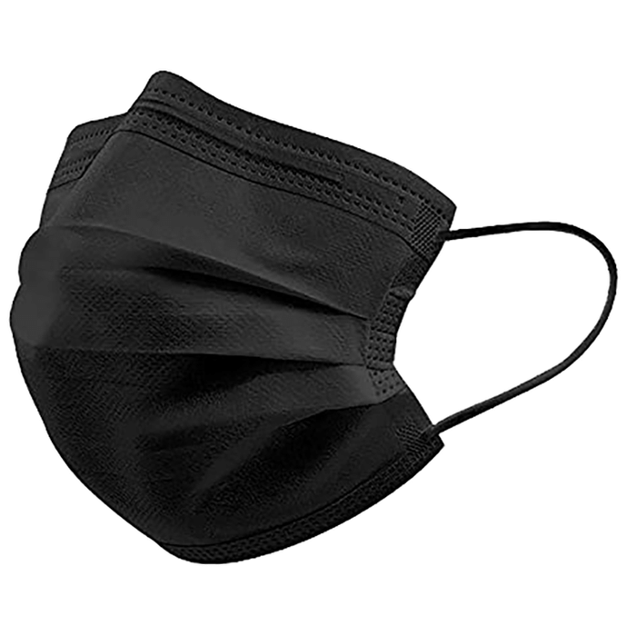 Suchi Disposable Face Mask with Nosepin Black