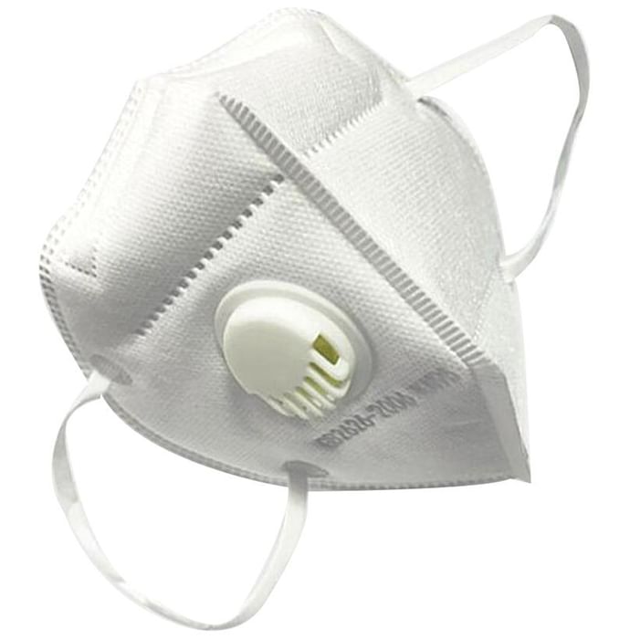 1Mile White N95 5 Layer Mask with Respirator