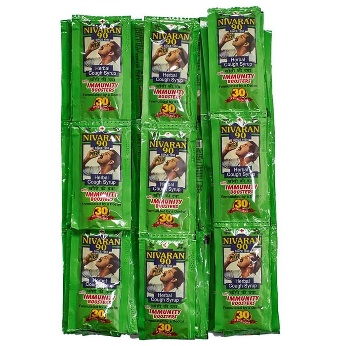Nivaran 90 Herbal Cough Syrup (8ml Each)