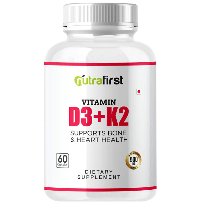 Nutrafirst Vitamin D3+K2 Capsule