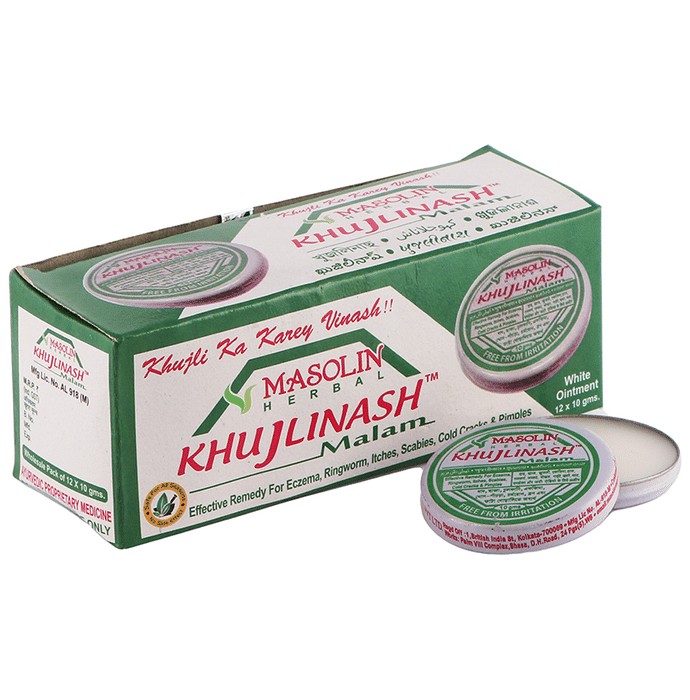 Masolin Herbal Khujlinas Malam (10gm Each)