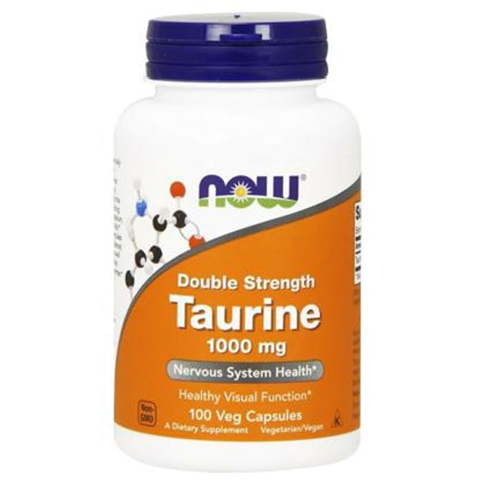 NOW Foods Taurine Double Strength 1000mg Capsule