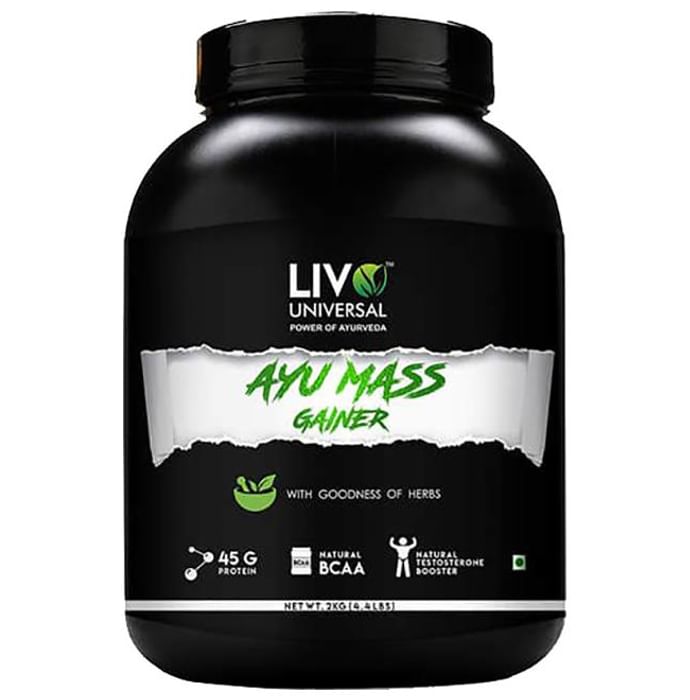 Livo Universal Ayu Mass Gainer Strawberry
