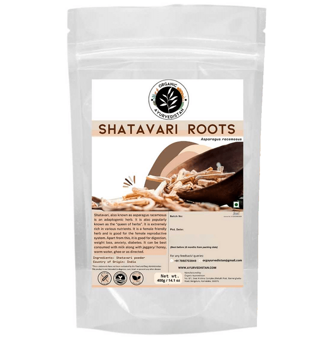 Organic Ayurvedistan Shatavari Root