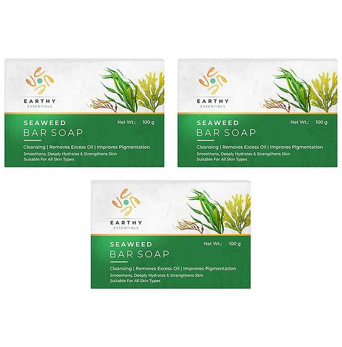 Earthy Essentials Seaweed Bar Soap (100gm Each)