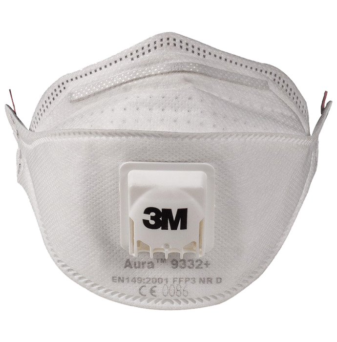 3M 9332+ Aura Disposable Respirator Mask White