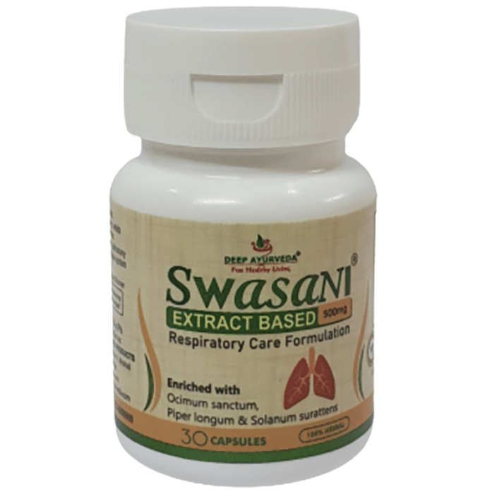 Deep Ayurveda Swasani Extract Based Respiratory Care Formulation Capsule