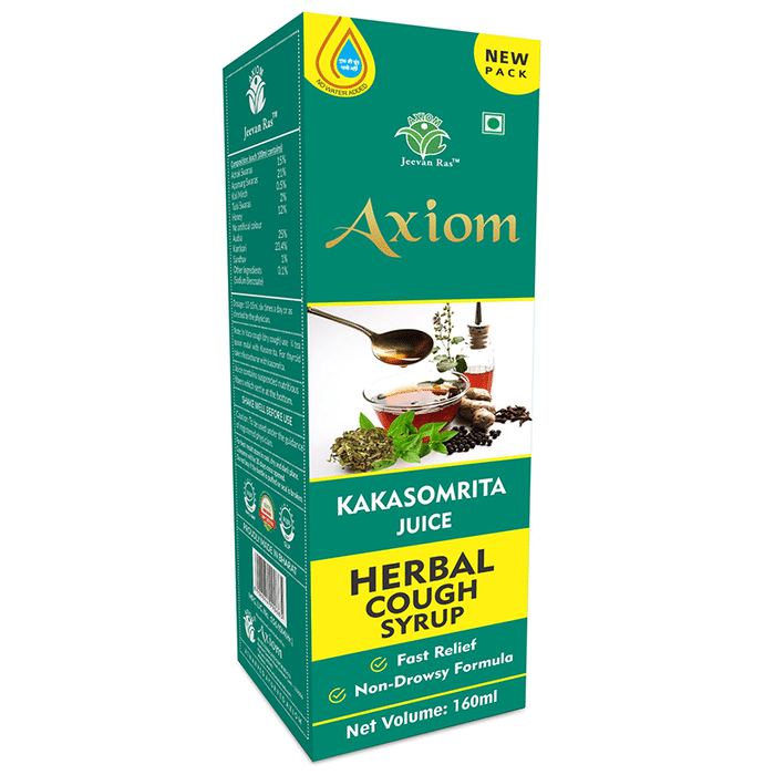 Axiom Jeevan Ras Kakasomrita Juice Herbal Cough Syrup