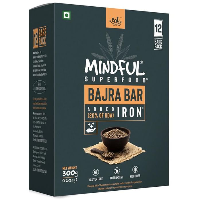Eat Anytime Mindful Superfood Bar (25gm Each) Bajra