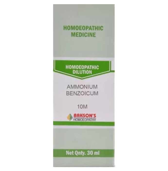 Bakson's Ammonium Benzoicum Dilution 10M