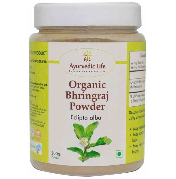 Ayurvedic Life Organic Bhringraj Eclipta Alba Powder