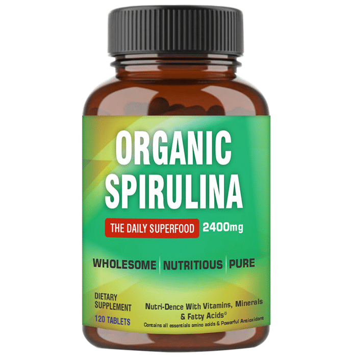 Walpar Organic Spirulina 2400mg Tablet