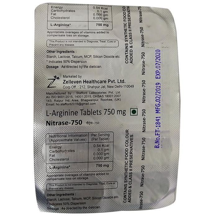 Nitrase 750 Tablet