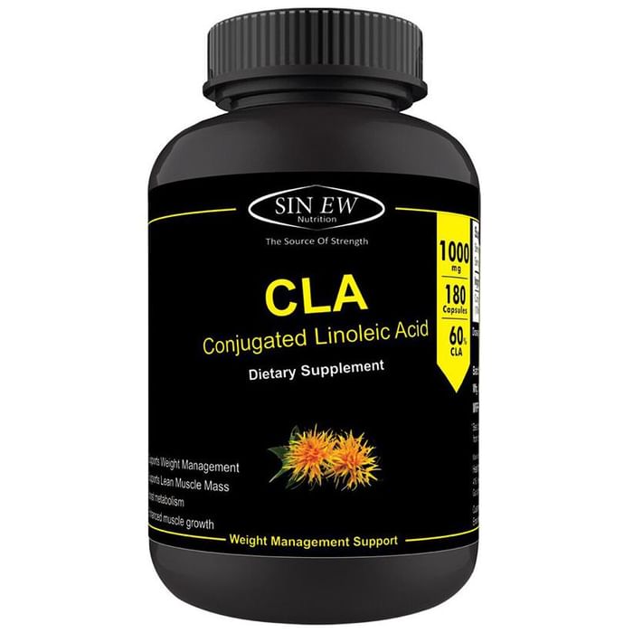 Sinew Nutrition CLA Fat Burner 1000mg with Conjugated Linoleic Acid Unflavoured