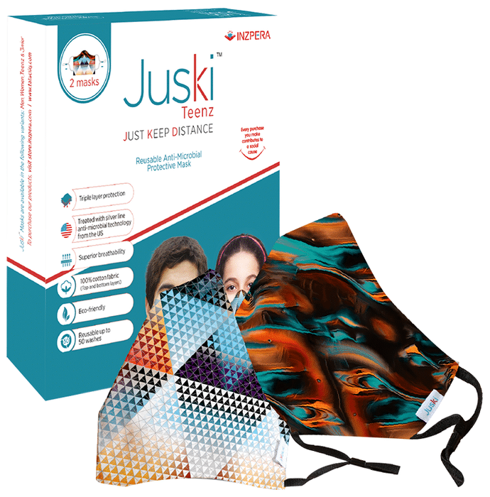 Juski Teenz Reusable Anti-Microbial Protective Mask