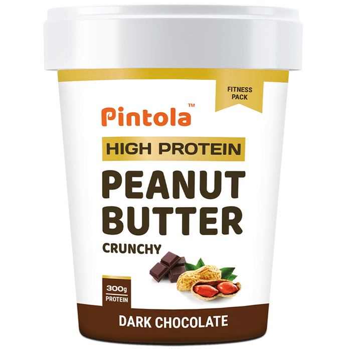 Pintola High Protein Peanut Butter Crunchy Dark Chocolate